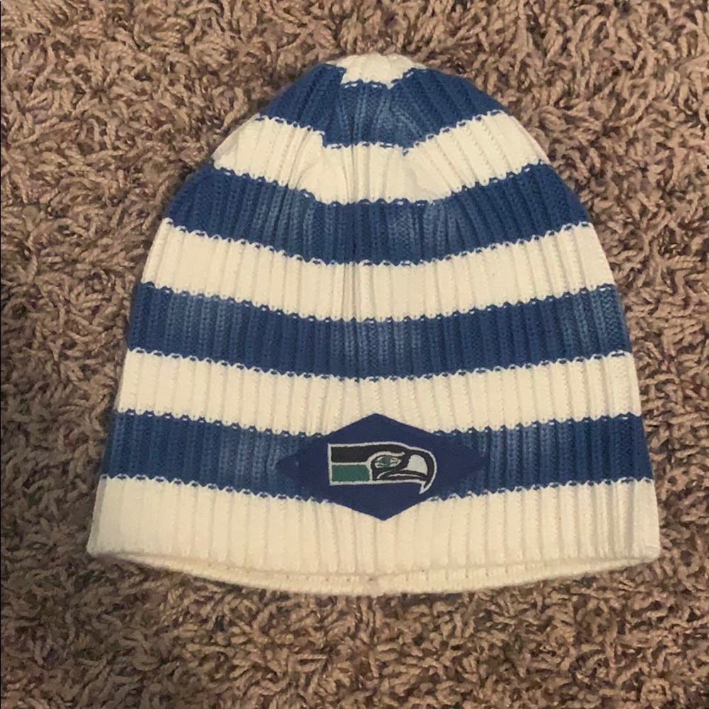 Knitted Seahawks beanie